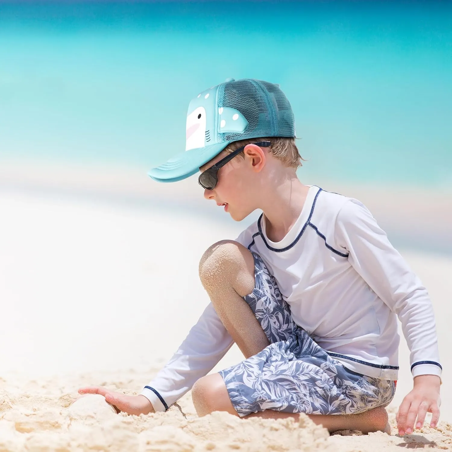 Kids Baseball Cap,3D Design Breathable Sun Protection Adjustable Boys Girls for Aged 3-8 Years Young Children