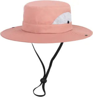 Kids-Breathable-Mesh-Bucket-Hat Wide Brim UV Protection Summer Outdoor Fishing Beach Sun Hat for Boys Girls 5-9 Years