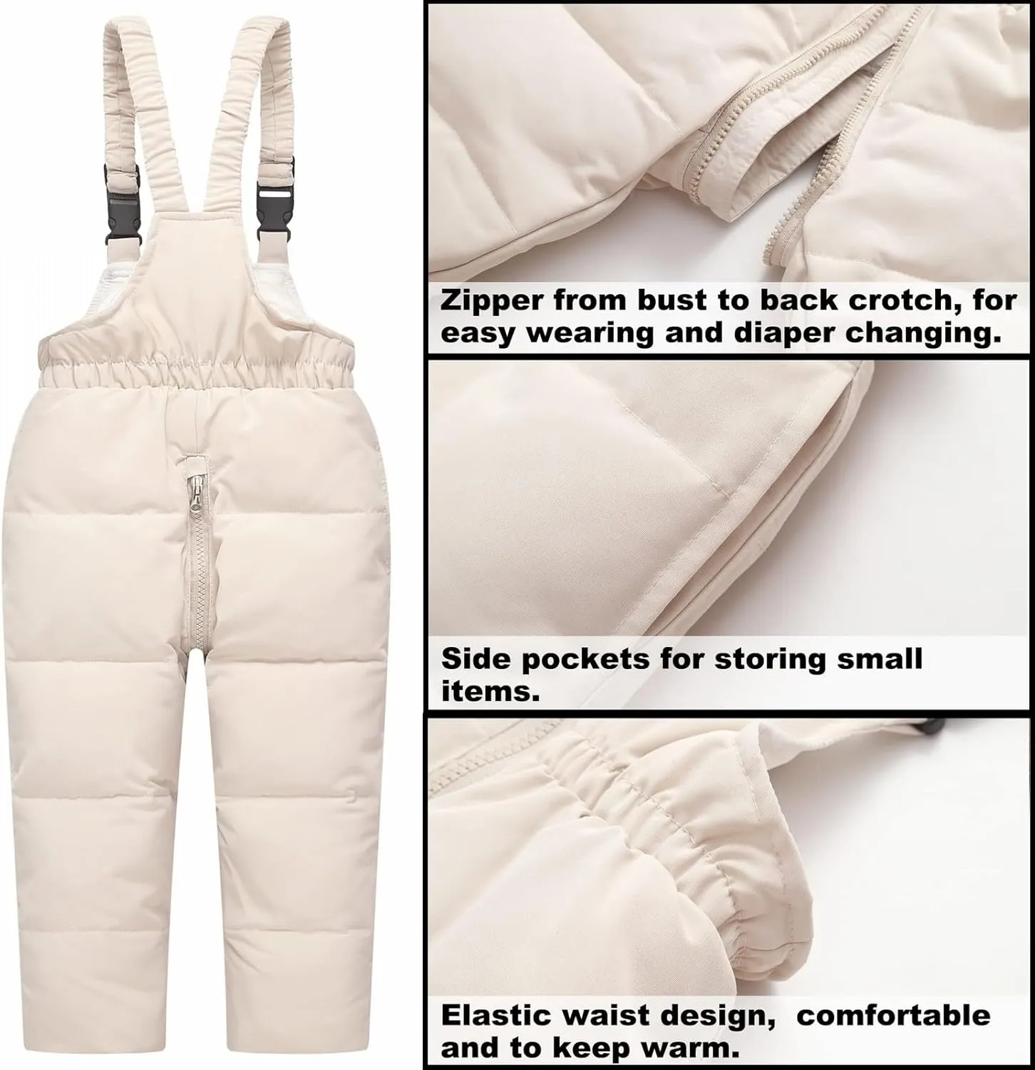 Kids Small Snow Pants Kids 2 Snowsuit Toddler Baby Boys Girls Winter Wear Down Jacket Ski Jacket & Snow Snow Slider Mat