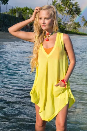 Knit Tank in Yellow