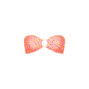 Kulani Kinis Strapless Bandeau Top-Sherbet Shimmer