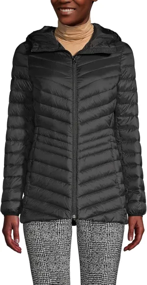 Lands' End Women's Ultralight Packable Down Jacket