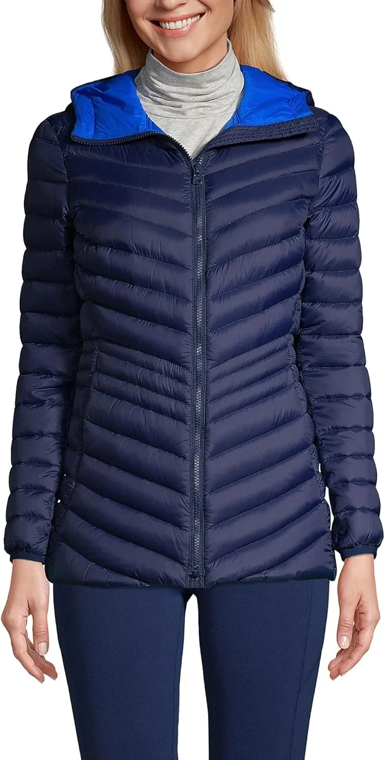 Lands' End Women's Ultralight Packable Down Jacket
