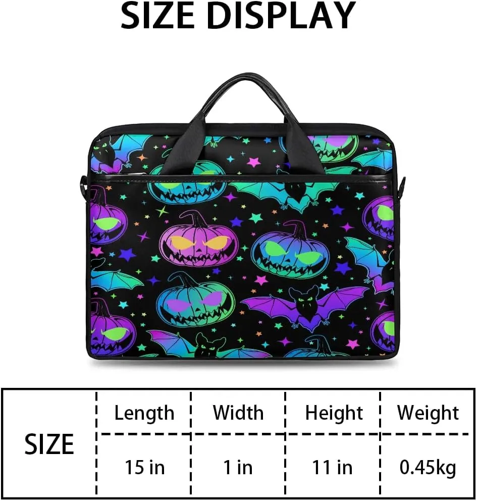 Laptop Bag for Women Men, 15.6 inch Messenger Shoulder Bags, Water Resistant Computer Bag Sleeve