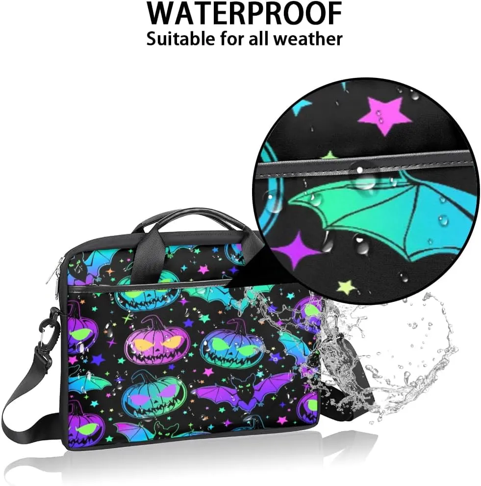 Laptop Bag for Women Men, 15.6 inch Messenger Shoulder Bags, Water Resistant Computer Bag Sleeve