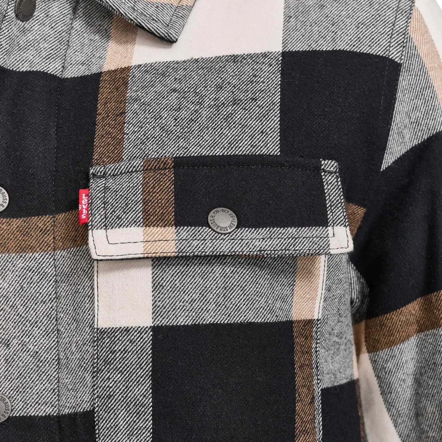 Levi's Men's Classic Plaid Shirt Jacket