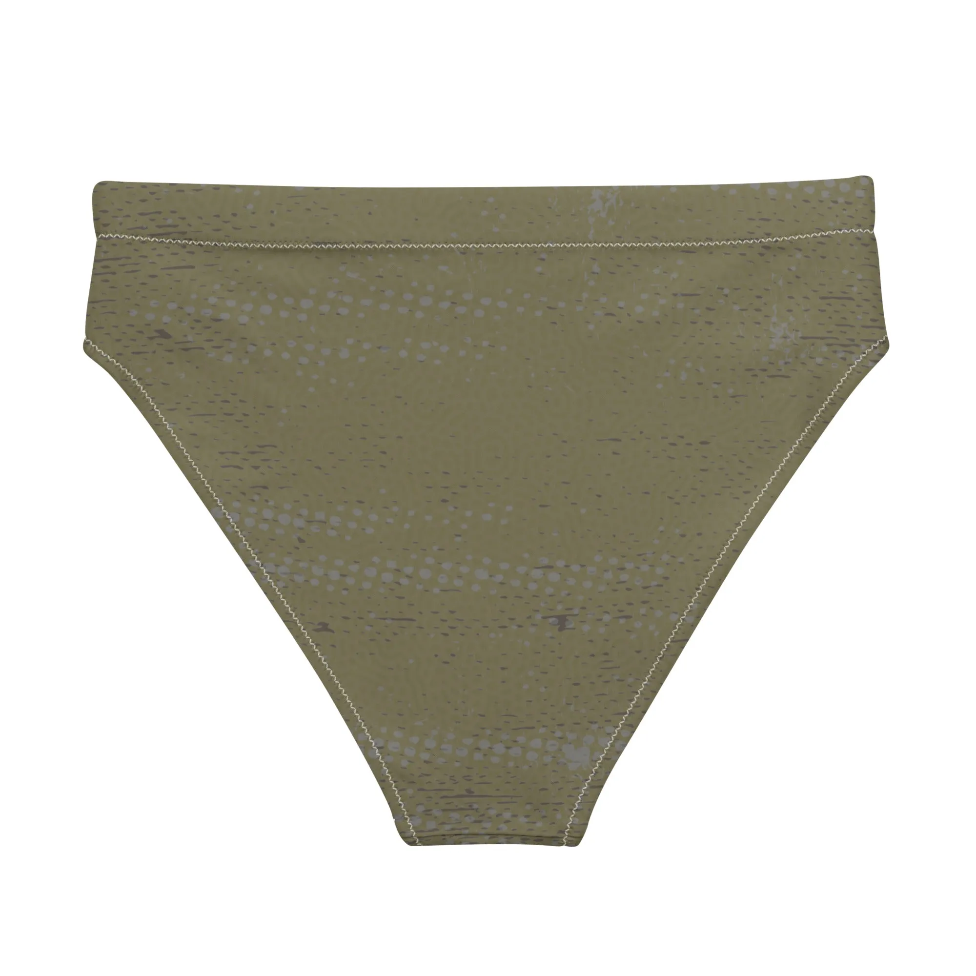 Life League Gear - ADAPT - Olive Green - Recycled High-Waisted Bikini Bottom