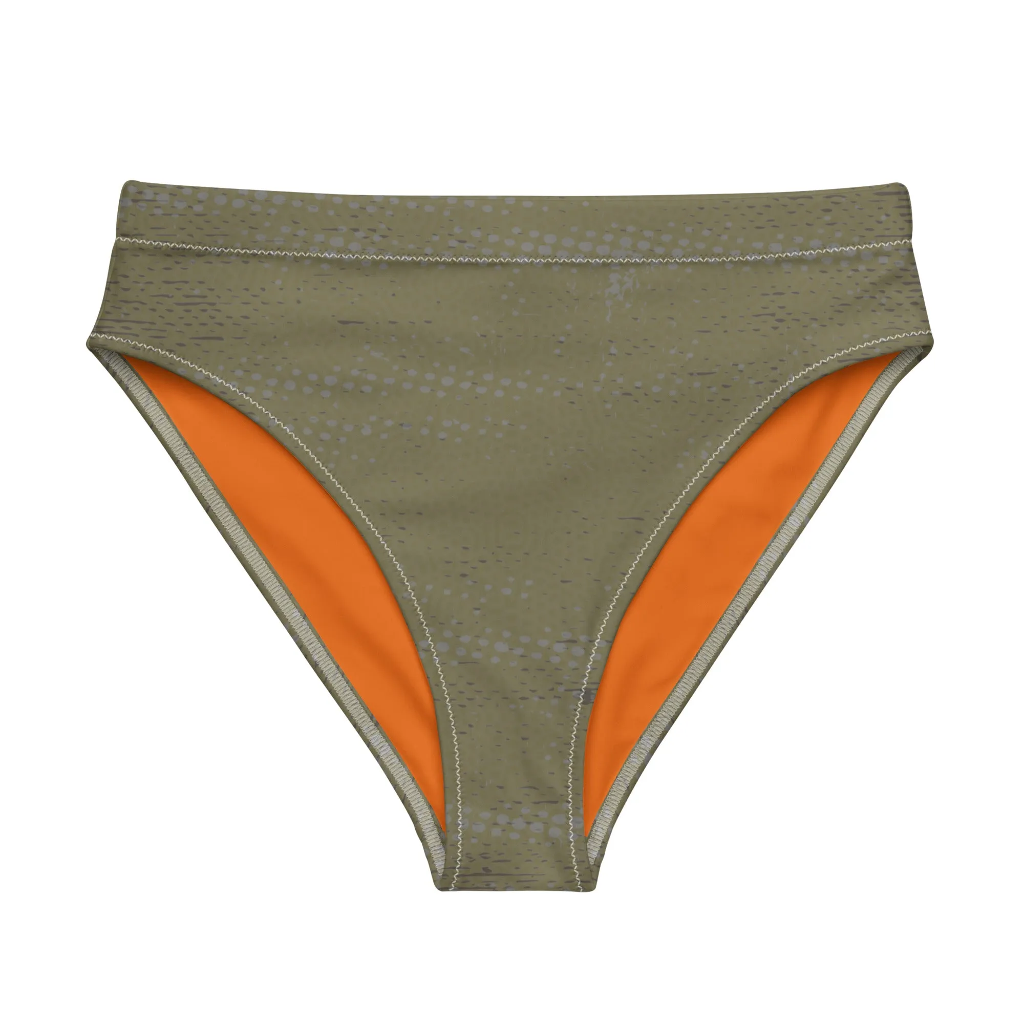 Life League Gear - ADAPT - Olive Green - Recycled High-Waisted Bikini Bottom