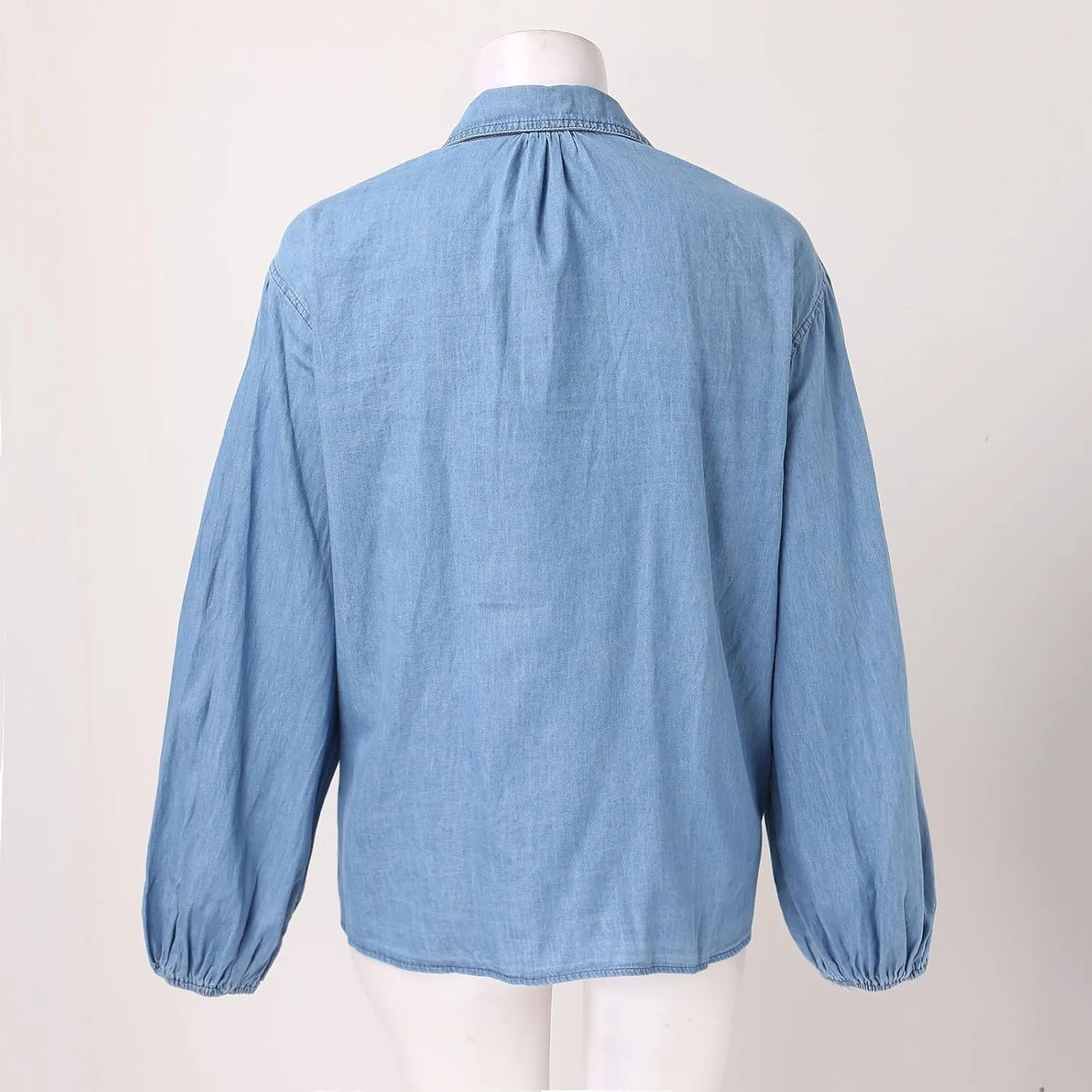 Lightweight Jacket Women Denim Jeans Women's Shirts Full Sleeves Shirt Turn Down Jeans Shirt Women's Clothing