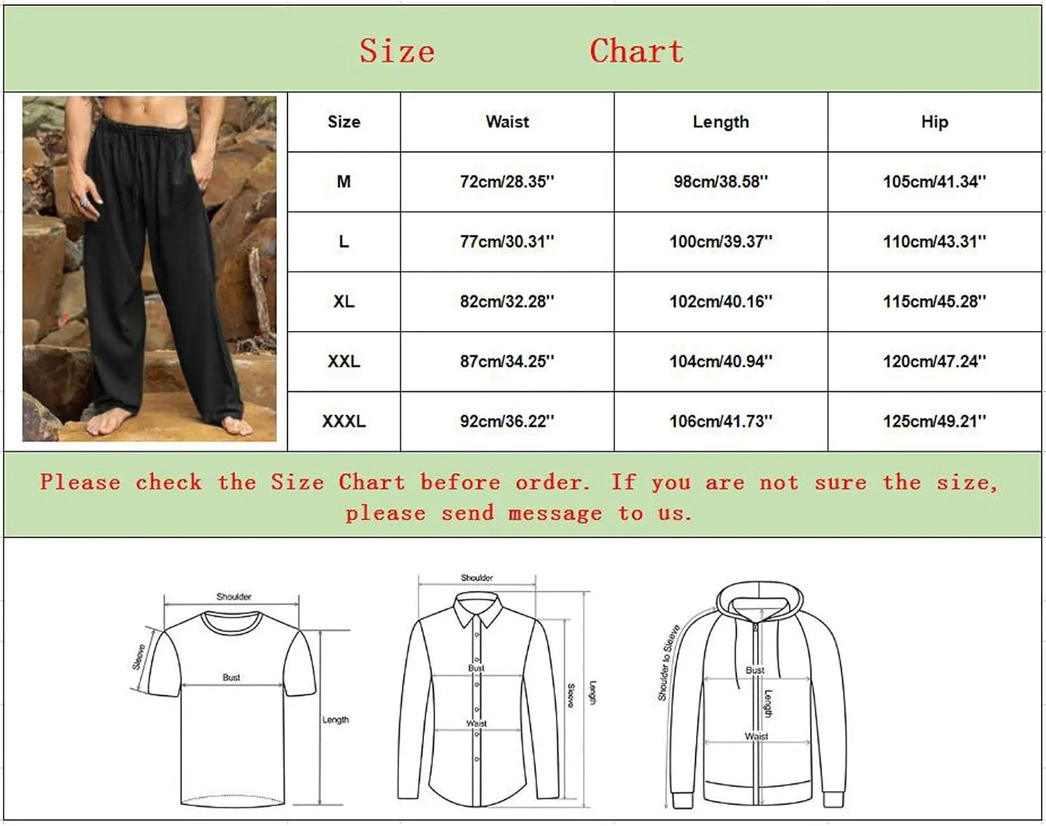 Linen Cotton Yoga Pants for Men Casual Loose Straight Leg Beach Pants Classic Hawaiian Beach Pants