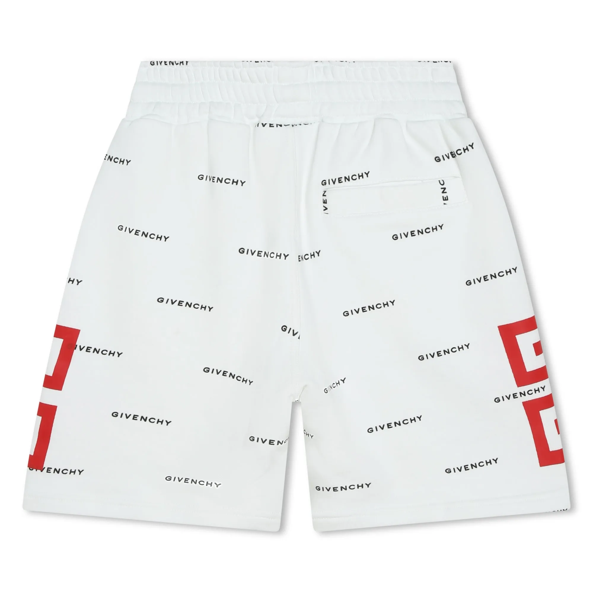 Logo White Shorts