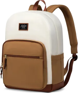 LOVEVOOK Classical School Backpack, Lightweight College Laptop Backpack, Water resistant Basic Bookbag Casual Daypack