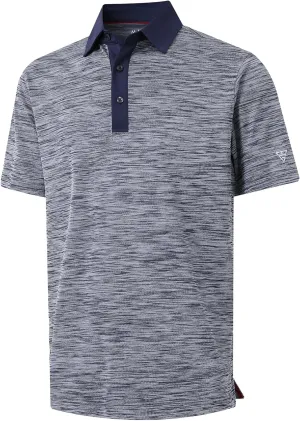 M MAELREG Golf Shirts for Men Dry Fit Short Sleeve Casual Performance Moisture Wicking Heather Pique Collared Polo Shirts