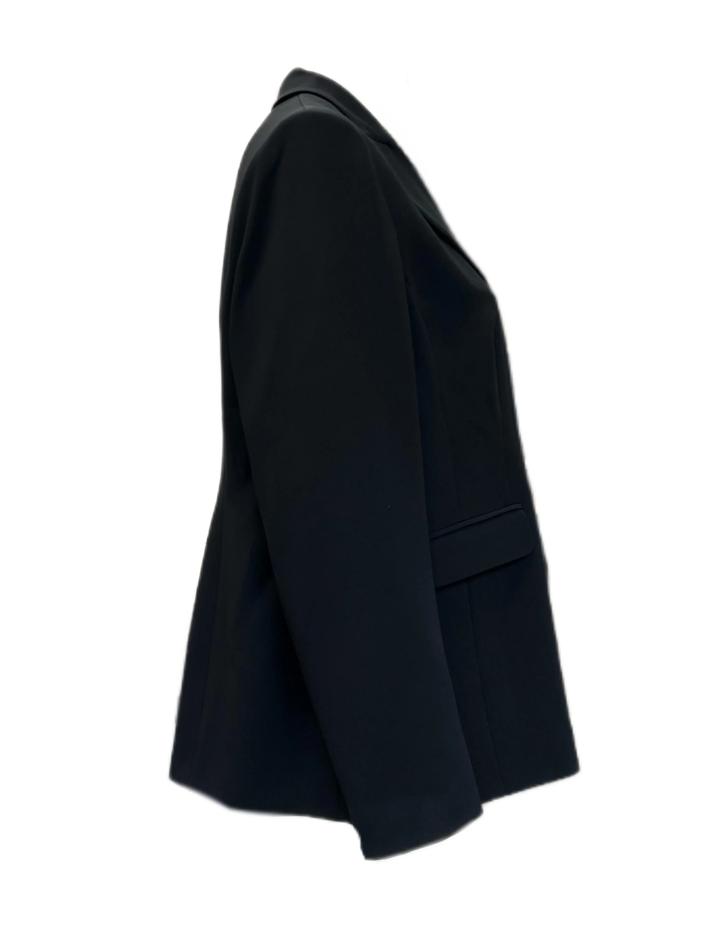 Marina Rinaldi Women's Black Cammeo Blazer Size 22W/31 NWT