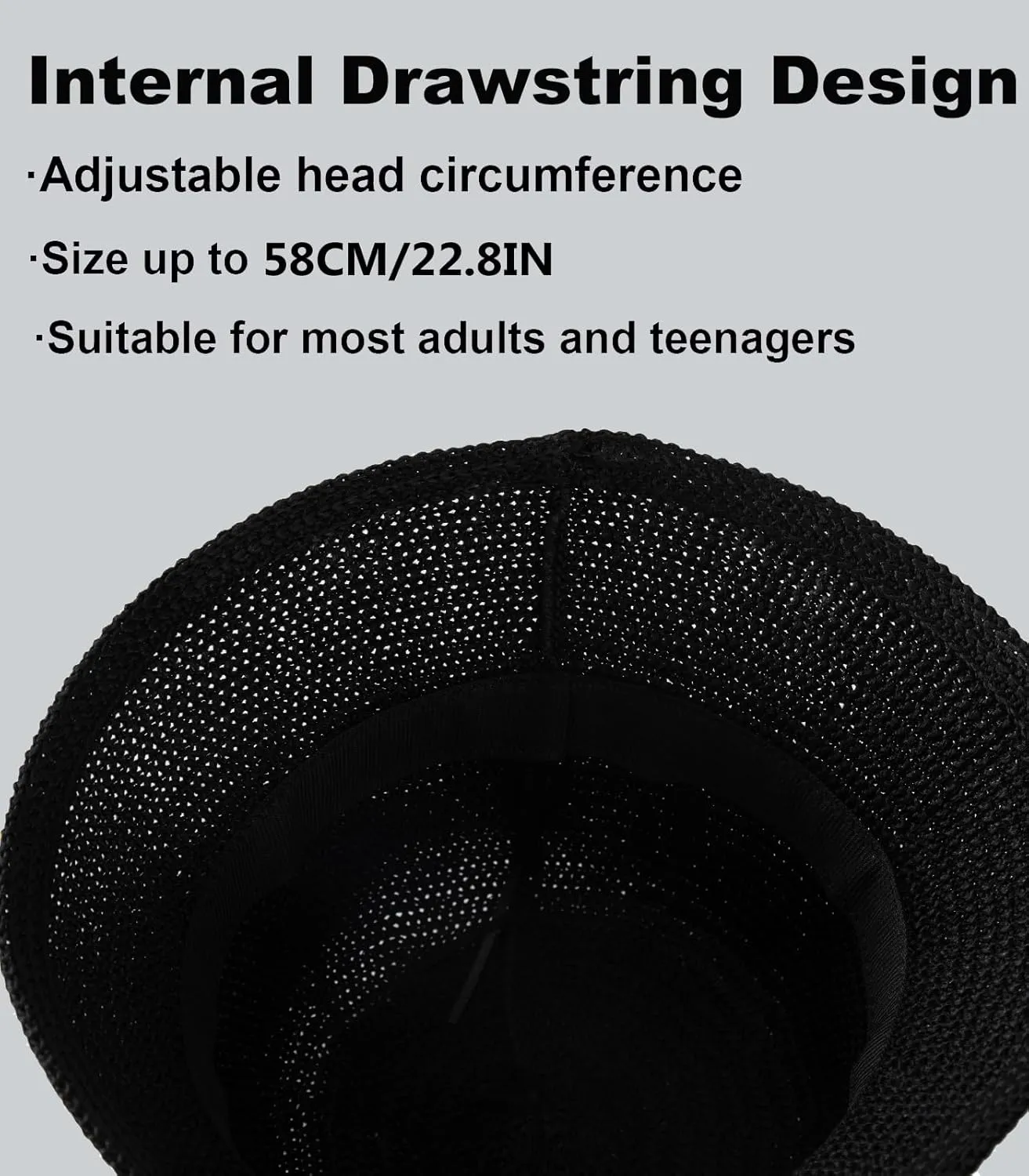 MEINICIY Womens Bucket Hat, Beach Sun Hat for Women, Bamboo Mesh Woven Foldable Packable