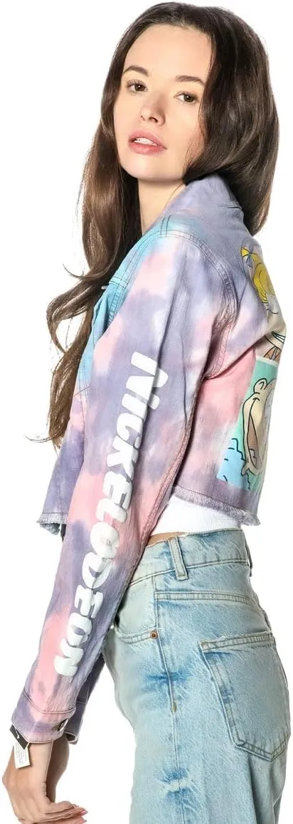 Members Only Denim Trucker Cartoon Jacket for Women (Pack of 1)