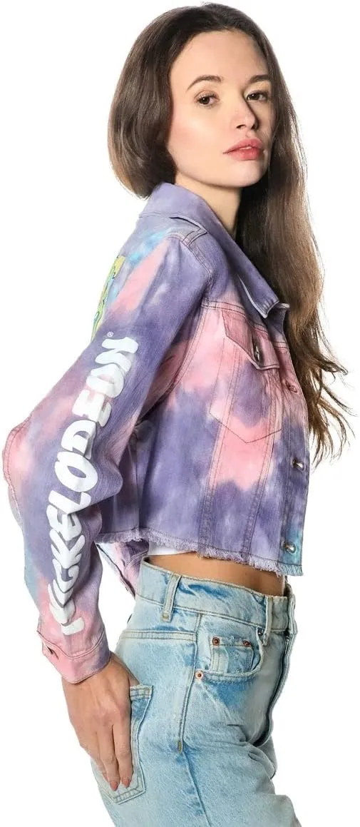 Members Only Denim Trucker Cartoon Jacket for Women (Pack of 1)