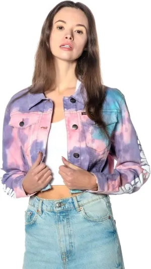 Members Only Denim Trucker Cartoon Jacket for Women (Pack of 1)