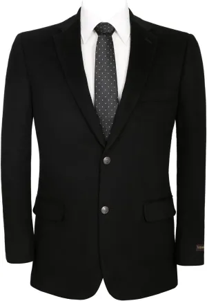 Men's Blazer Sport Coat Classic Fit Wool Blend 2 Button Business Suits Jacket