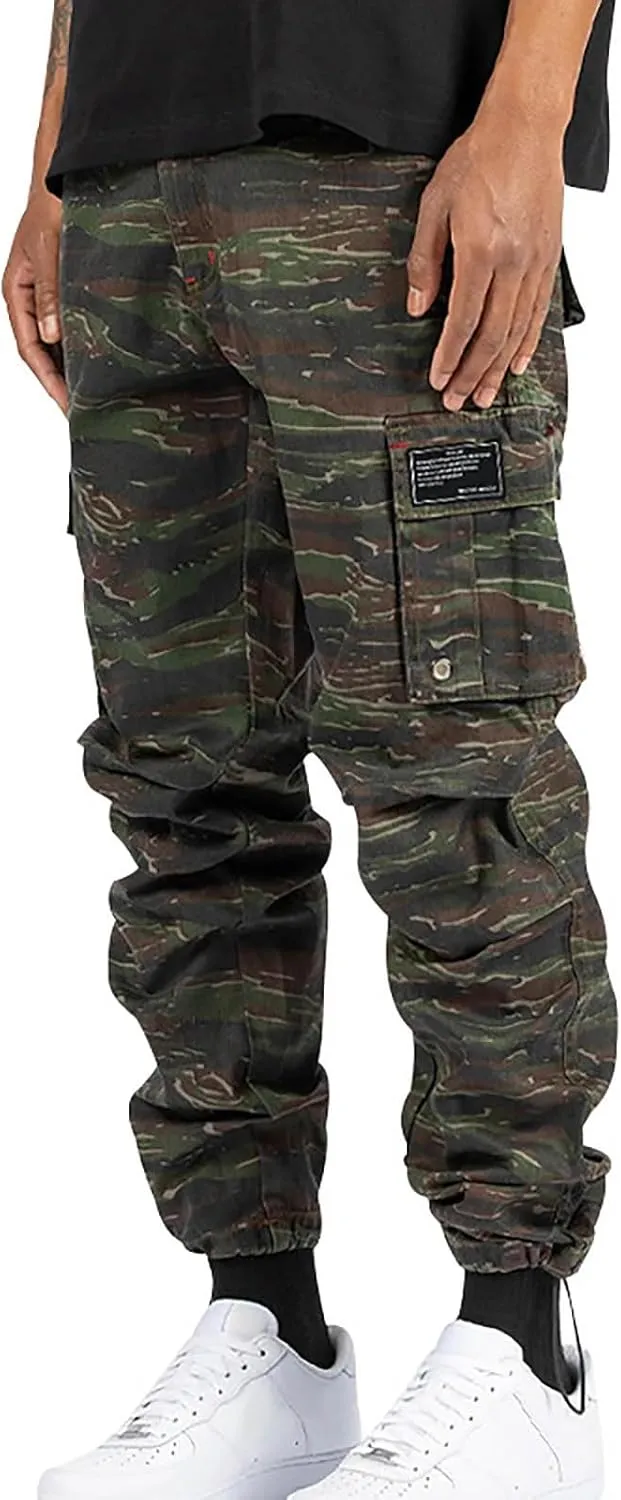 Men's Cargo Pants Tactical Pants, Water Resistant Ripstop Cargo Pants, Lightweight Work Hiking Pants, Outdoor Pant