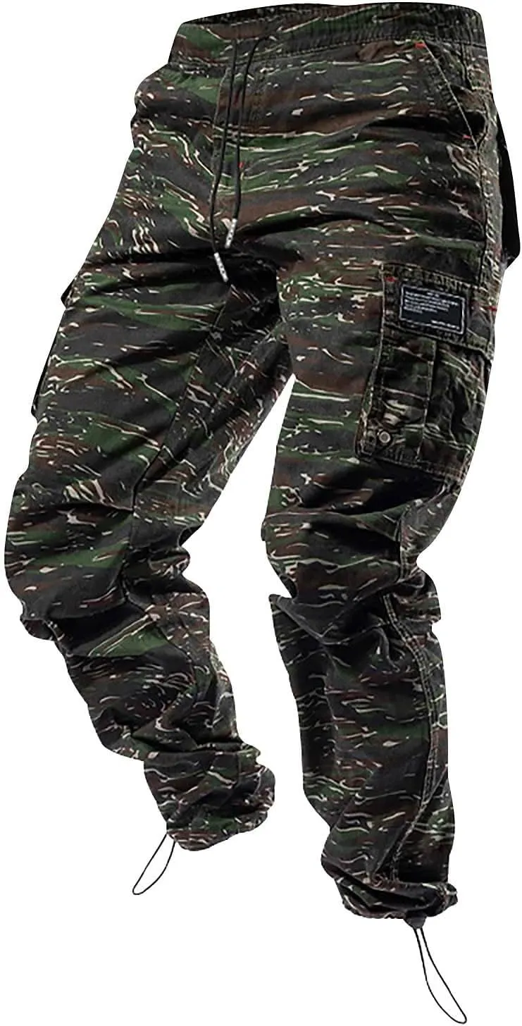 Men's Cargo Pants Tactical Pants, Water Resistant Ripstop Cargo Pants, Lightweight Work Hiking Pants, Outdoor Pant
