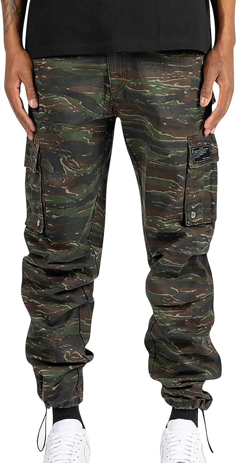 Men's Cargo Pants Tactical Pants, Water Resistant Ripstop Cargo Pants, Lightweight Work Hiking Pants, Outdoor Pant