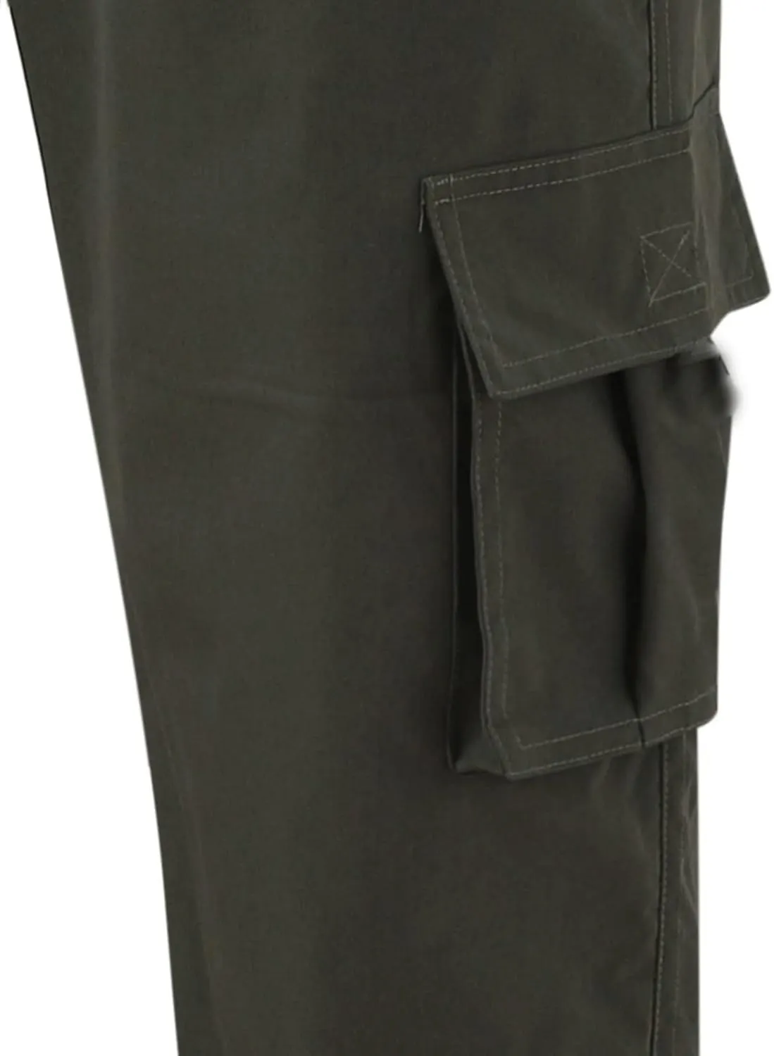 Men's Cargo Pants with Pockets Cotton Hiking Sweatpants Casual Athletic Jogger Relaxed Fit Sports Outdoor Trousers