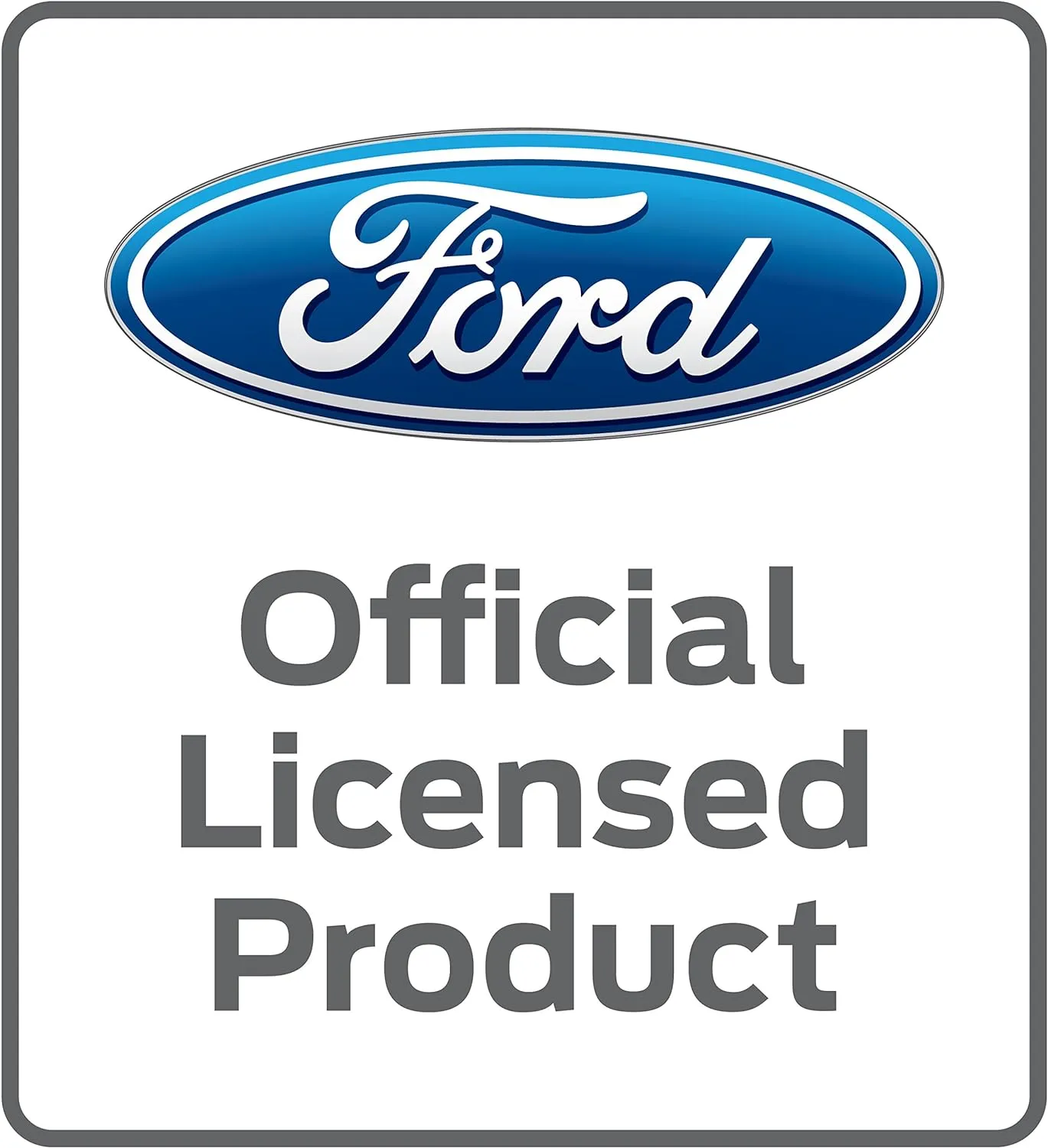 Mens Ford Oval Logo Long Sleeve Denim Shirt