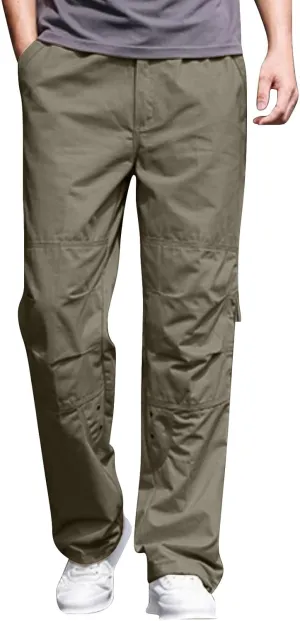 Mens Hiking Pants Mens Cargo Pants Relaxed Fit Tactical Pants Cargo Work Pants Cotton Trousers with Pockets