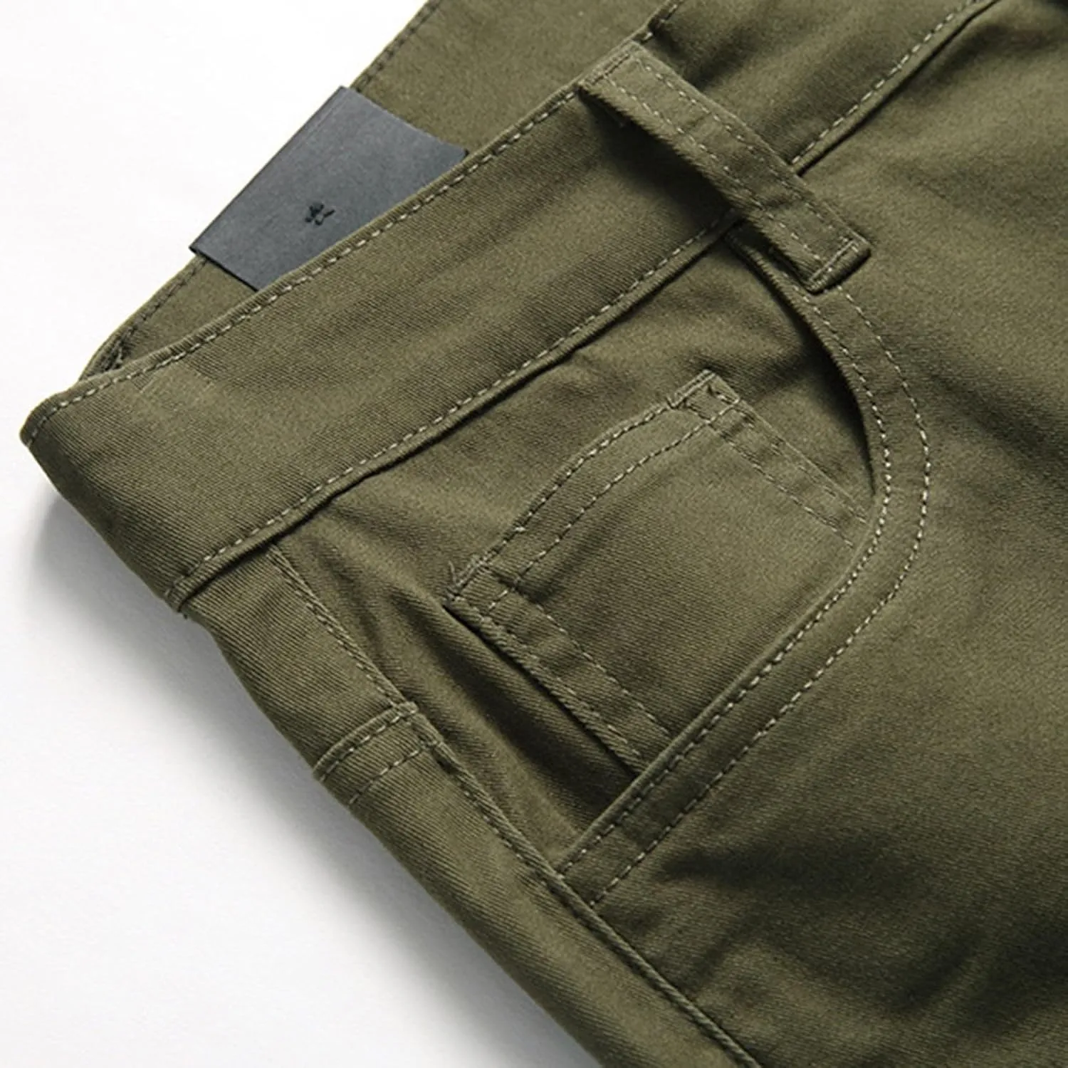 Mens Jeans Regular Fit Men's Loose Elastic Waist Denim Pants Lightweight Skinny Jeans Tapered Leg Trousers