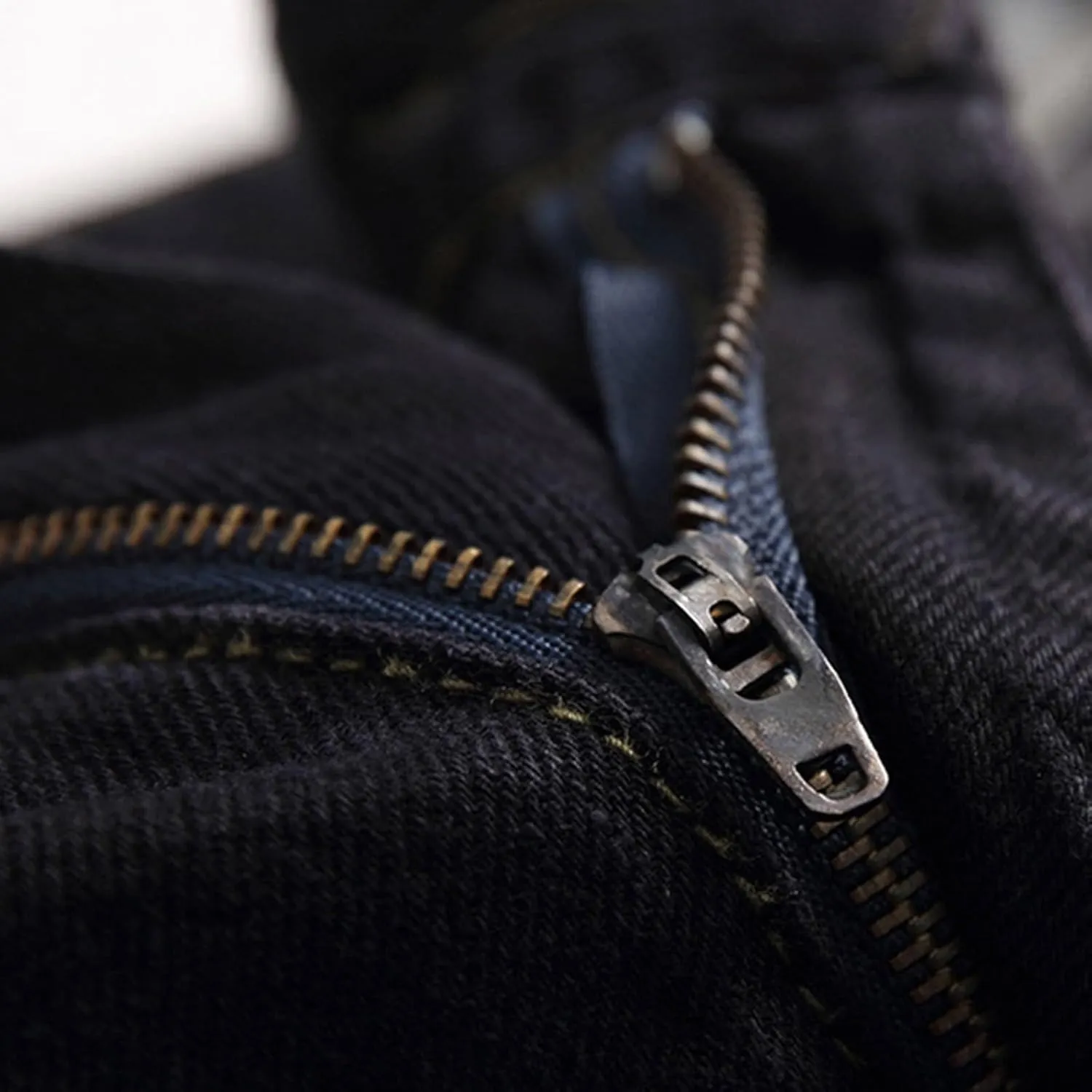 Mens Jeans Slim Fit Men's Loose Elastic Waist Denim Pants Lightweight Skinny Jeans Tapered Leg Trousers