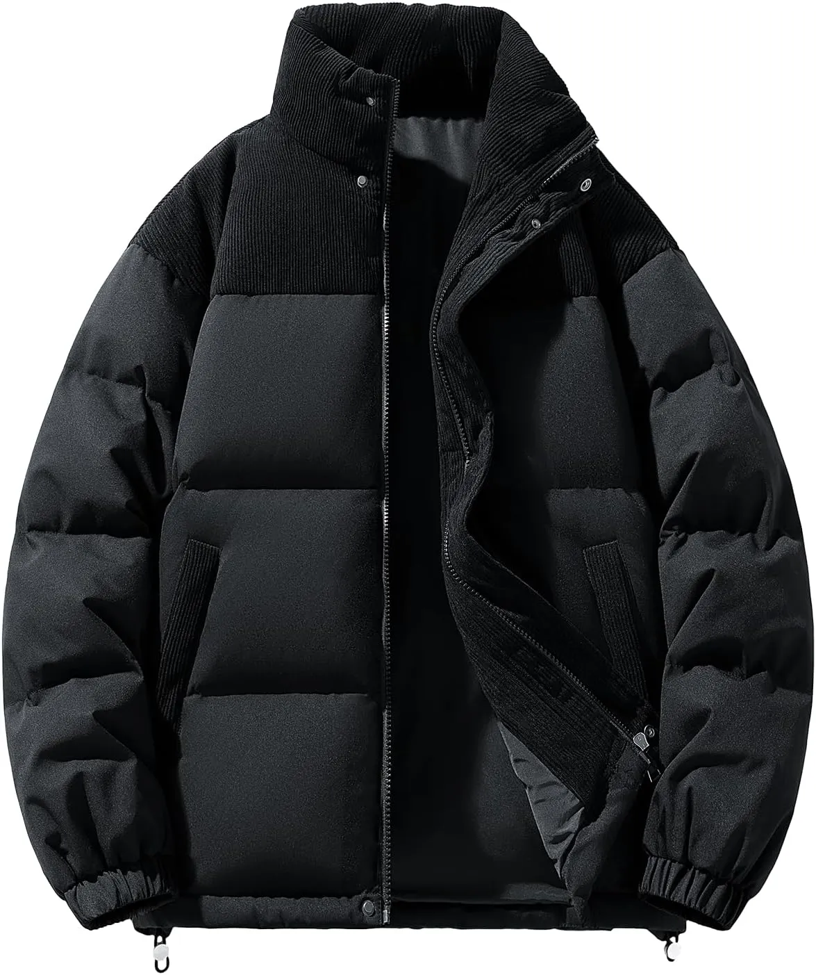 Men's Lightweight Down Puffer Jacket, Water-Resistant, Packable, Breathable, Multiple Colors