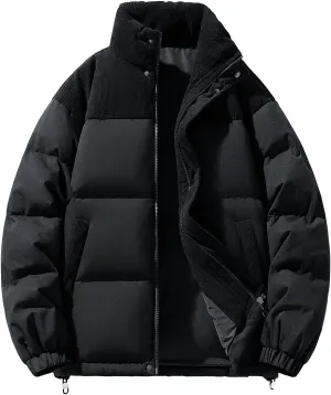 Men's Lightweight Down Puffer Jacket, Water-Resistant, Packable, Breathable, Multiple Colors