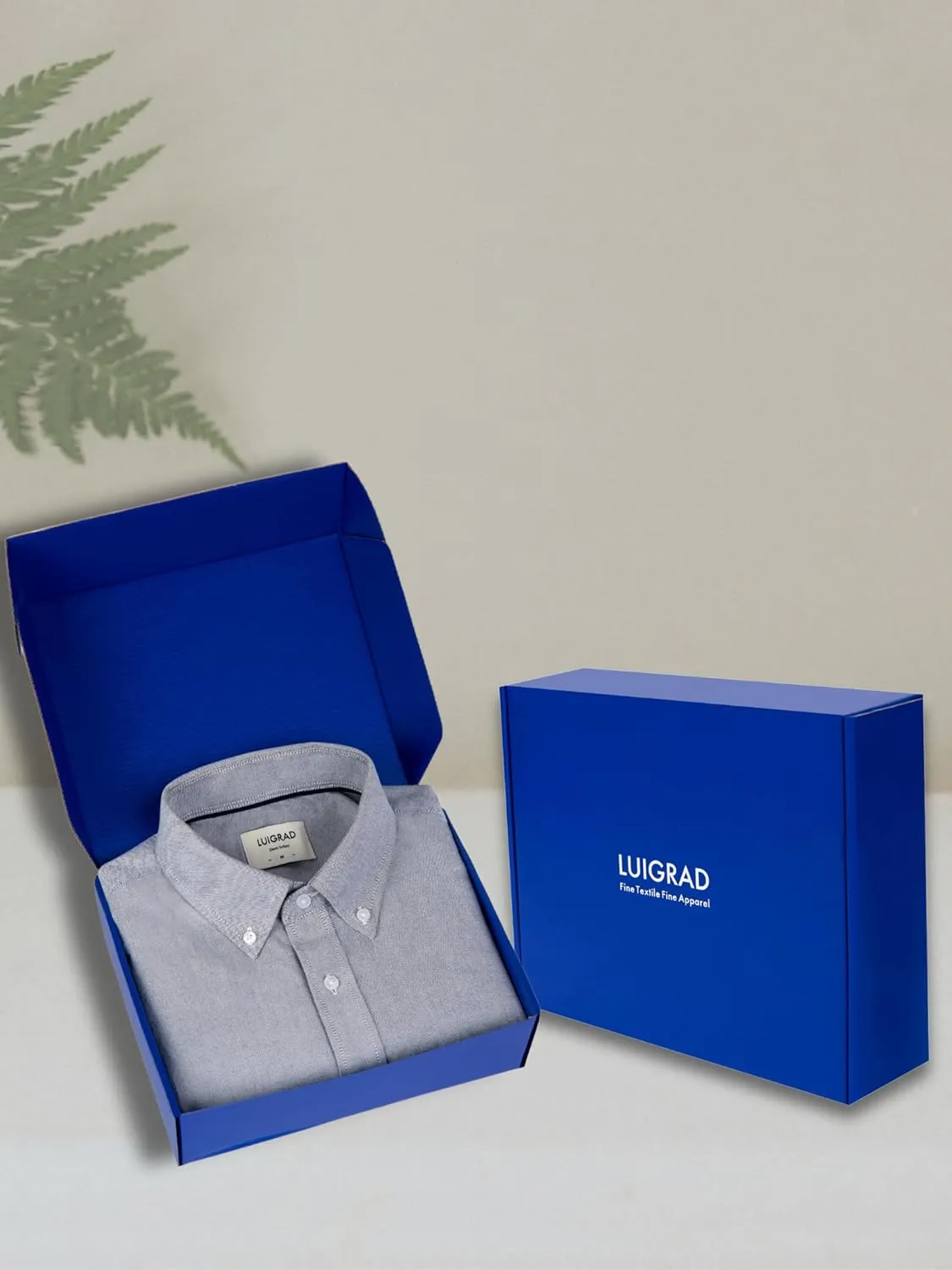 Men's Oxford Shirt Long Sleeve Untucked Casual Button Down Shirt with Pocket