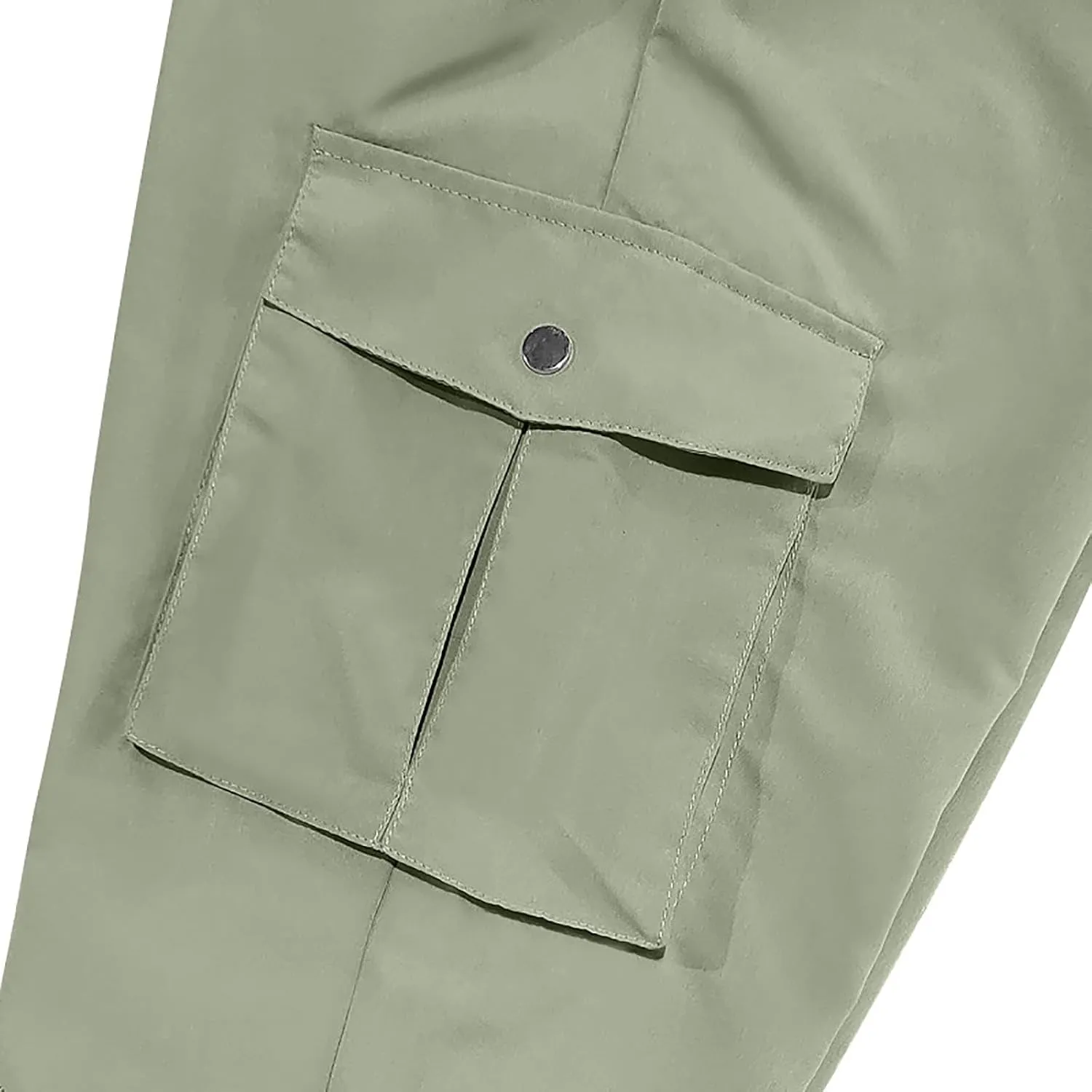 Men's Pants Baggy Cargo Sweatpants Casual Workout Jogger Pants Loose Fitted Comfy Trousers with Multiple Pockets