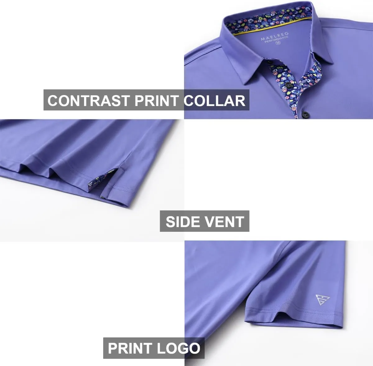 Mens Polo Shirts Short and Long Sleeve Casual Solid Stylish Dry Fit Performance Designed Collared Golf Polo Shirts for Men