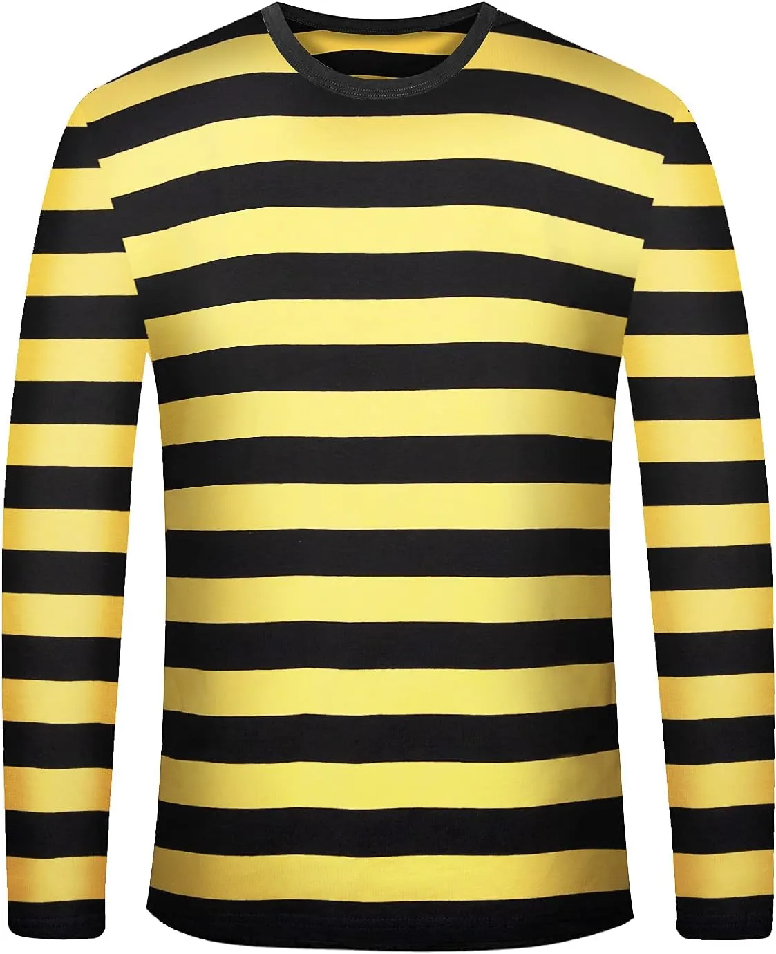 Men's Red White Striped Shirt Waldo Costume Halloween Robber Costume Pugsley Addams Black White Striped T-Shirt Top