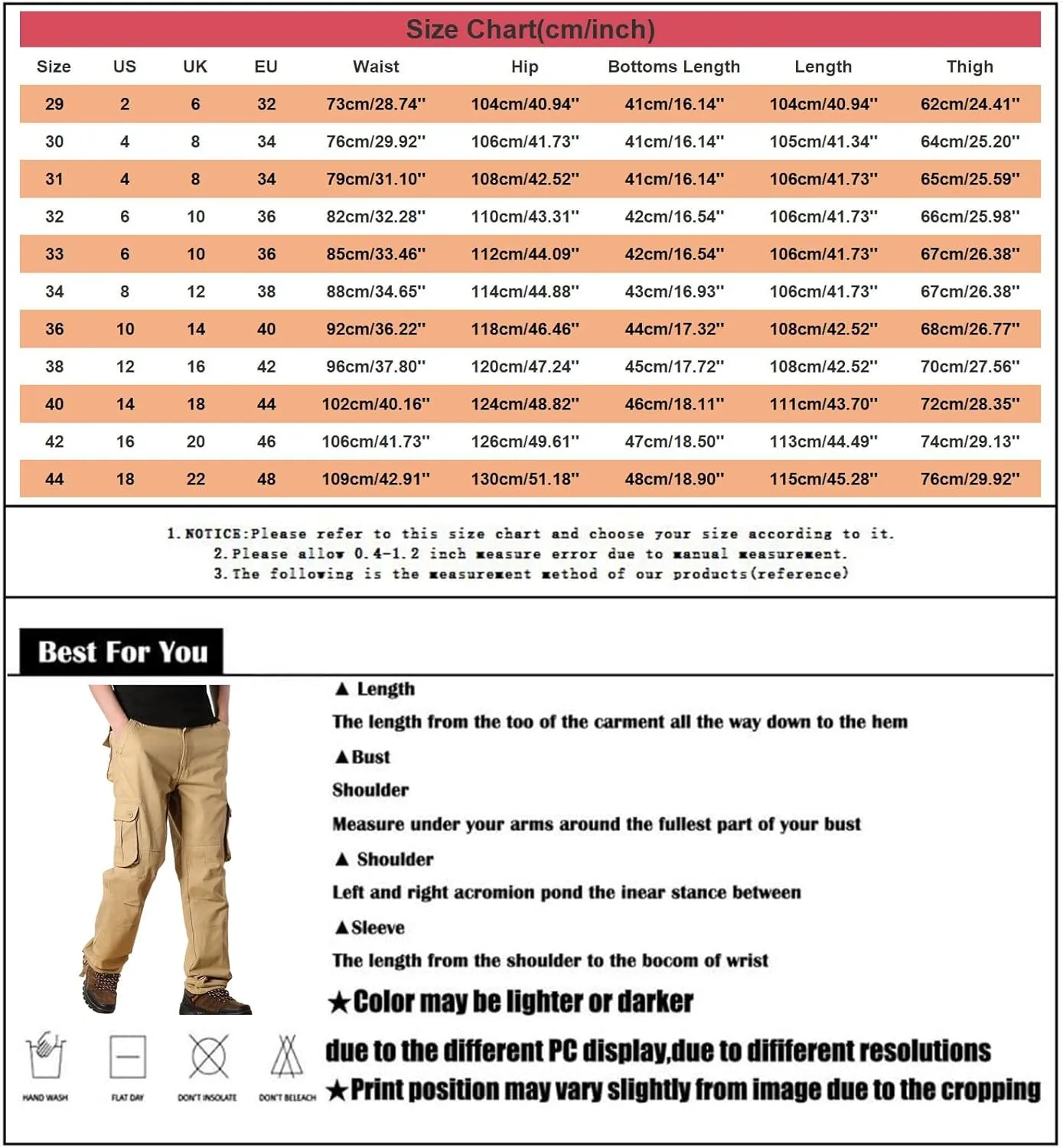 Mens Resort Wear 2025 Cargo Pants, MultiPants - High Stretch Multi-Pocket Durable,Silm Fit Stretch Pant for Men