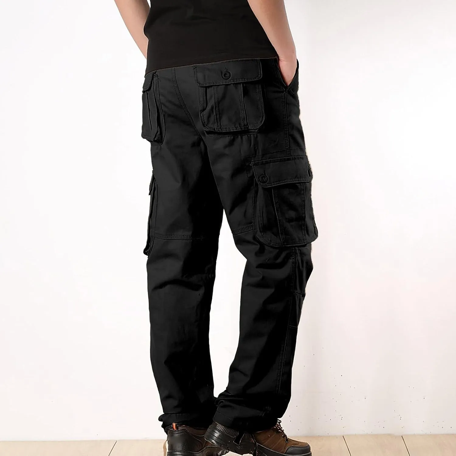 Mens Resort Wear 2025 Cargo Pants, MultiPants - High Stretch Multi-Pocket Durable,Silm Fit Stretch Pant for Men
