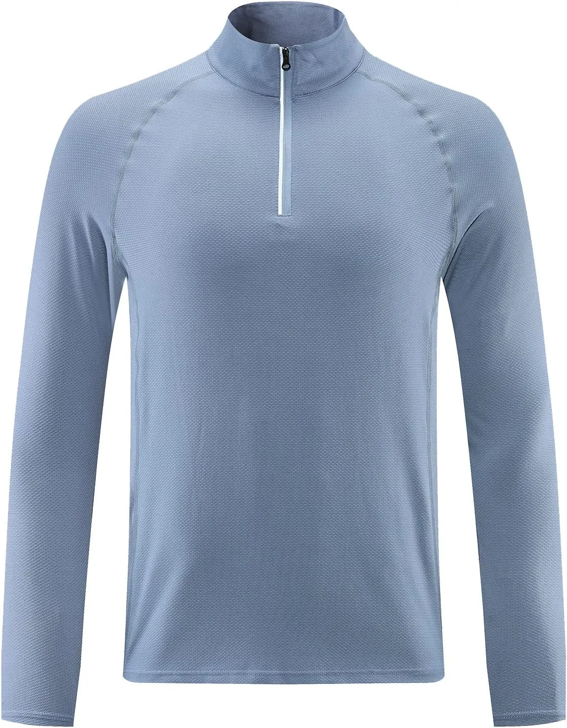 Men's Sports Shirts 1/4 Zip Long Sleeve Running Workout Tops, Quick Dry Active Shirts for Athletic Gym Basketball
