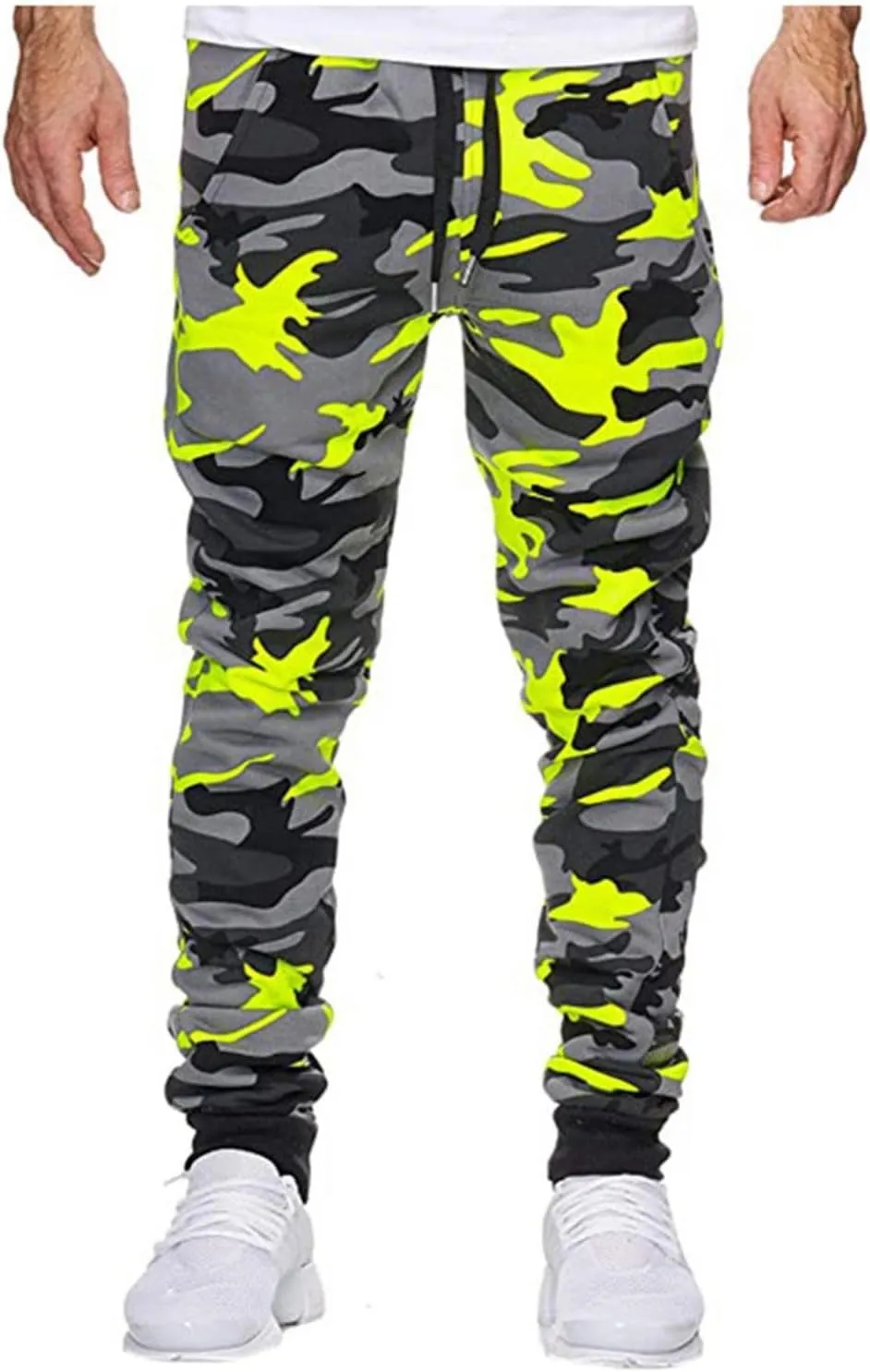 Men's Straight-fit Cargo Pants - Casual Tactical Pants Work Cargo Hiking Pants Camouflage Combat Cargo Trousers