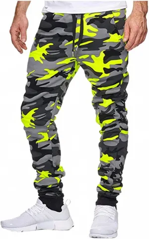 Men's Straight-fit Cargo Pants - Casual Tactical Pants Work Cargo Hiking Pants Camouflage Combat Cargo Trousers