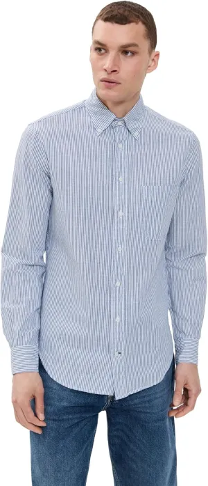 Men's Striped Linen Shirt