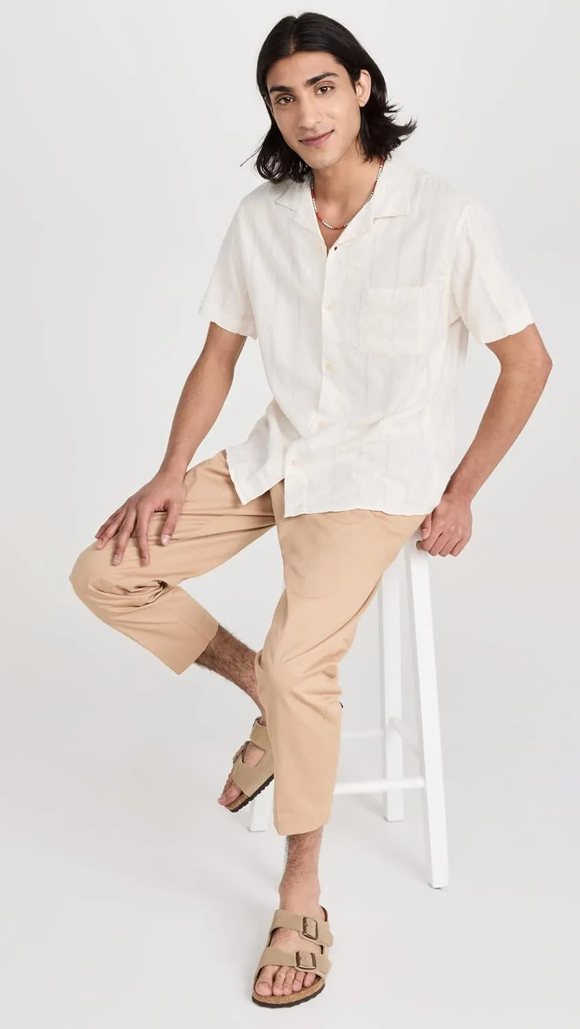 Men's Striped Seersucker Shirt