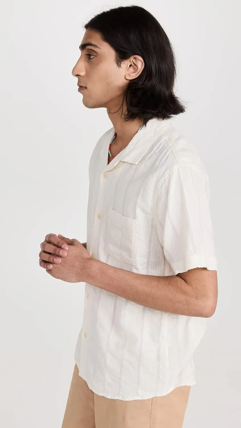 Men's Striped Seersucker Shirt