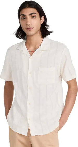 Men's Striped Seersucker Shirt