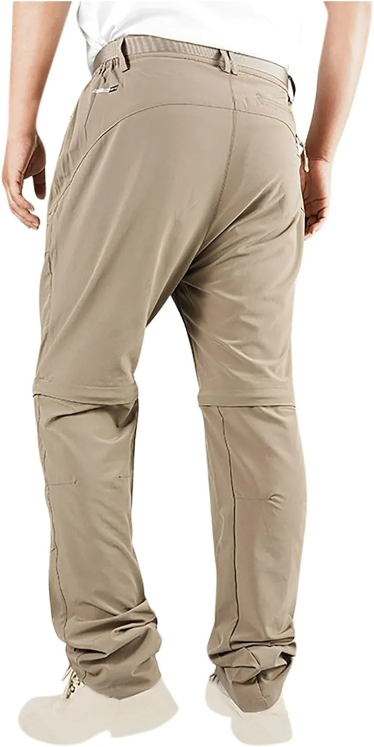 Mens Tactical Pants Hiking Waterproof Moisture Wicking Pant Cargo Hunting Relaxed Fit Pants with Pockets