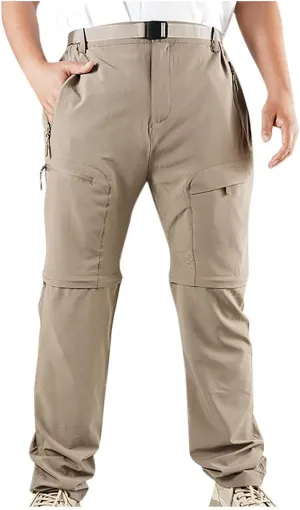 Mens Tactical Pants Hiking Waterproof Moisture Wicking Pant Cargo Hunting Relaxed Fit Pants with Pockets