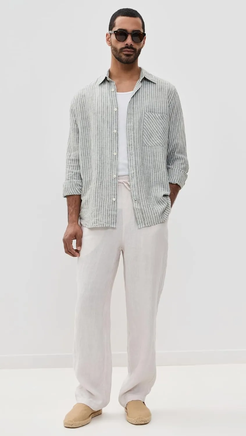 Men's Telles Lined Striped Shirt