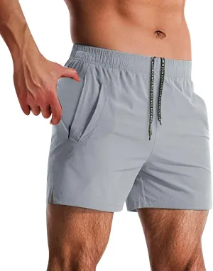 Men's Training Wide Leg Sport Shorts Bodybuilding Workout Athletic Shorts Sport Outdoor Running Lightweight Gym Short